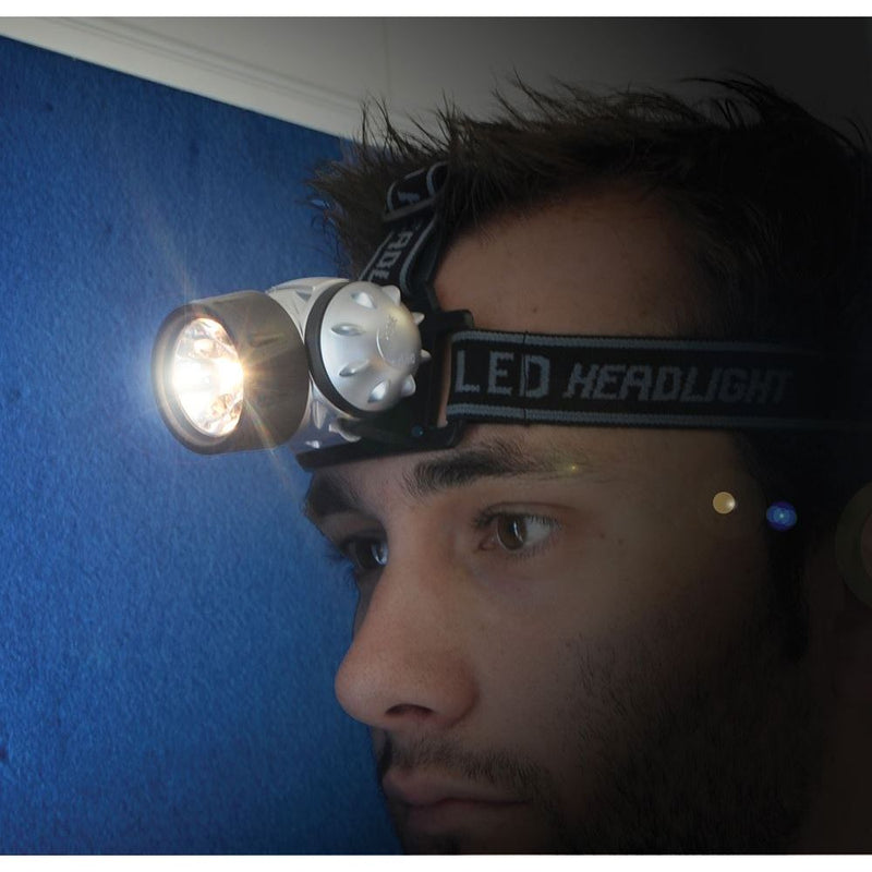 Silverline LED Krypton Head Light 6 LED Silverline - Dynamic Drive