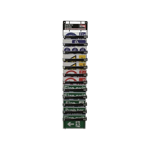 Scan Signs Display - 60 Signs (12 Tier Stand) Scan - NN4 Online