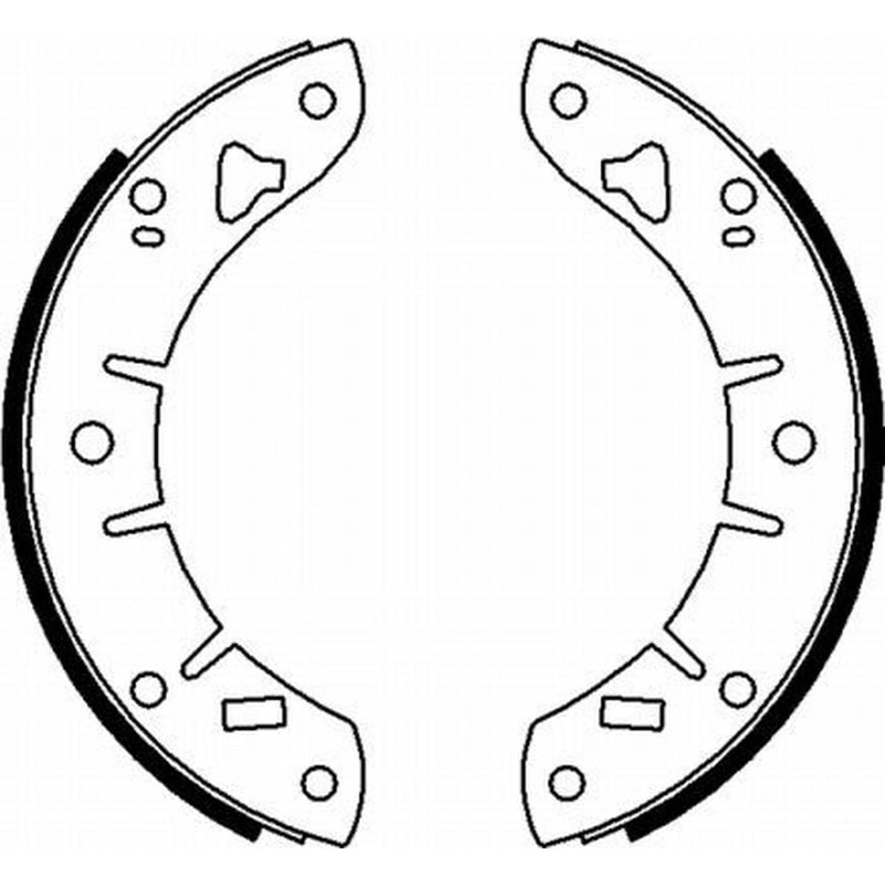 Mintex 4 x Brake Shoe Set Axle Kit fits MG Mgb 1962-1980 1.8