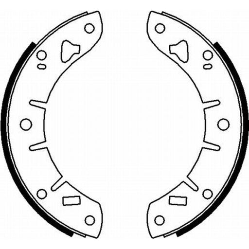 Mintex 4 x Brake Shoe Set Axle Kit fits MG Mgb 1962-1980 1.8