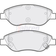 Fahren Front & Rear Pads fits Fiat Tipo 2016-2020 1.4 1.6