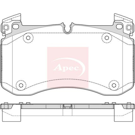 Apec Front Brake Pad Set PAD2362