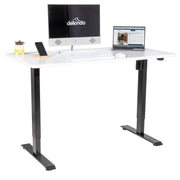 Dellonda Single Motor Adjustable-Height Electric Sit/Stand Desk - White Desktop Dellonda - Dynamic Drive