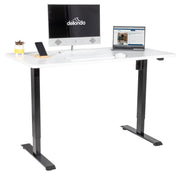 Dellonda Single Motor Adjustable-Height Electric Sit/Stand Desk - White Desktop Dellonda - Dynamic Drive