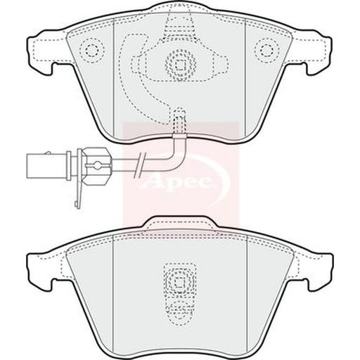 Apec Front Brake Pad Set PAD1299