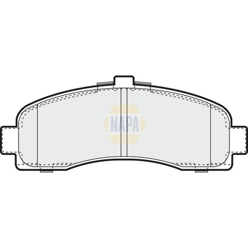 NAPA Front Brake Pad Set NBP1372