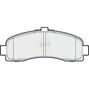 NAPA Front Brake Pad Set fits Nissan Micra II 1992-2003 1.0 1.3 1.4