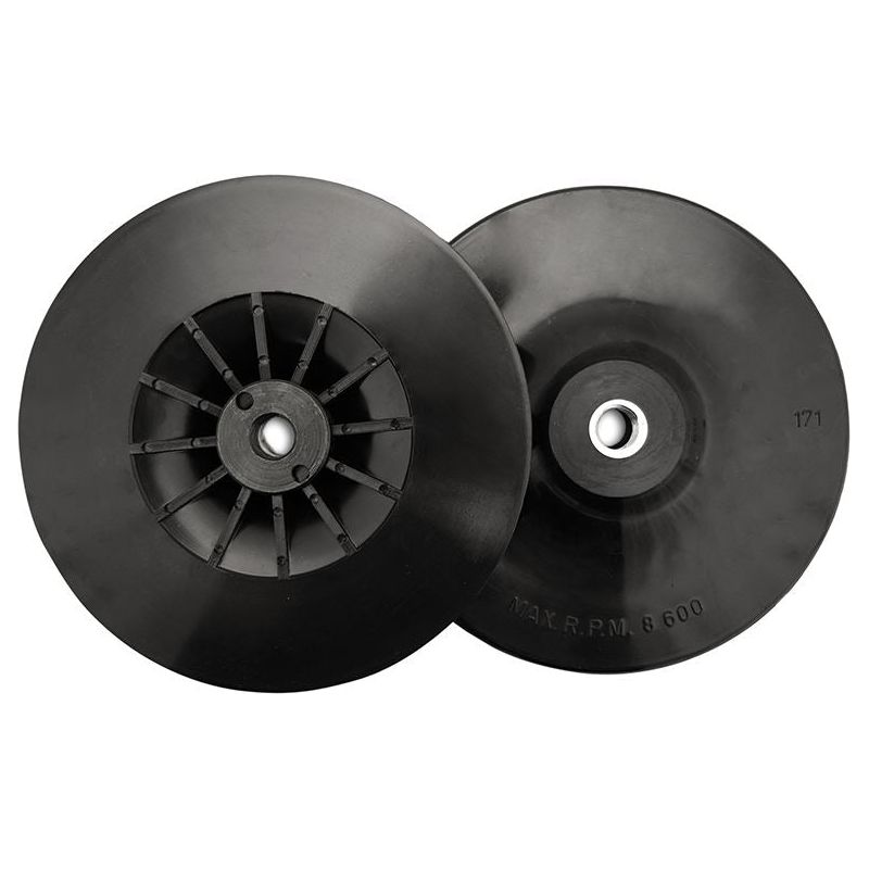 Flexipads World Class Angle Grinder Pad Black 180mm (7in) 5/8 UNC Flexipads World Class - Dynamic Drive