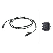 Hella ABS Wheel Speed Sensor Rear 6PU 010 039-791