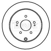 Borg & Beck Rear Brake Discs & Pads fits Citroën C-Crosser Enterprise 2009 on