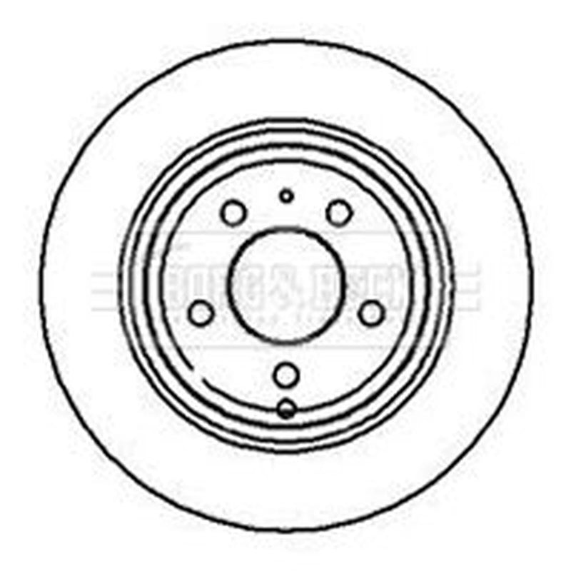 Borg & Beck Front & Rear Brake Discs & Pads fits Volvo V70 1995-2000 2.0 2.4 2.5