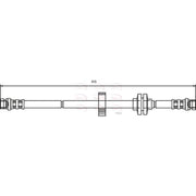 Apec Brake Hydraulic Hose Line Front fits Renault Espace 2002-2015