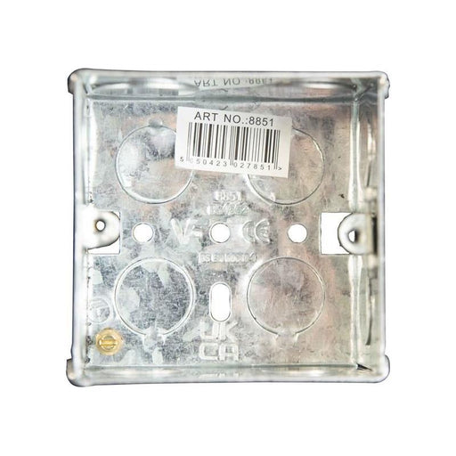 Dencon Metal Back Box 1-Gang 47mm Dencon - NN4 Online