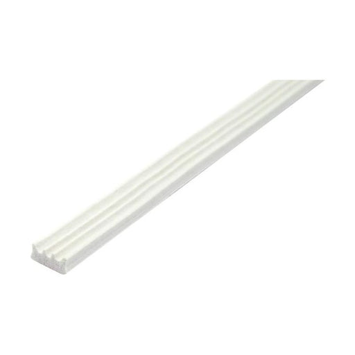 Faithfull EPDM Draught Excluder White 6M 9 x 3.5mm Faithfull - Dynamic Drive