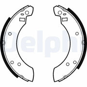 Delphi 4 x Brake Shoe Set Axle Kit fits Ford Capri 1974-1987 2.8 3.0