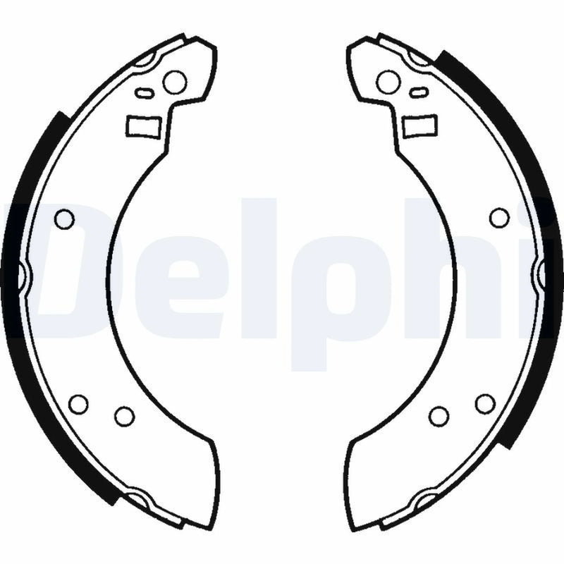 Delphi 4 x Brake Shoe Set Axle Kit fits Ford Capri 1974-1987 2.8 3.0
