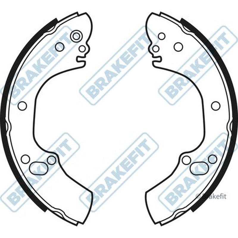 Apec Brake Shoe Set Axle Kit fits Bedford Brava 1988-1990 2.2 2.3 2.5