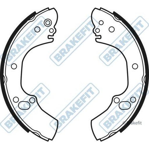 Apec Brake Shoe Set Axle Kit fits Bedford Brava 1988-1990 2.2 2.3 2.5