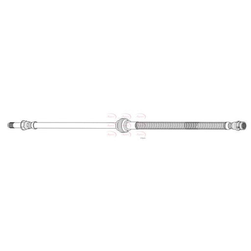 Apec Brake Hydraulic Hose Line Front fits Mercedes-Benz Cls 2011-2017
