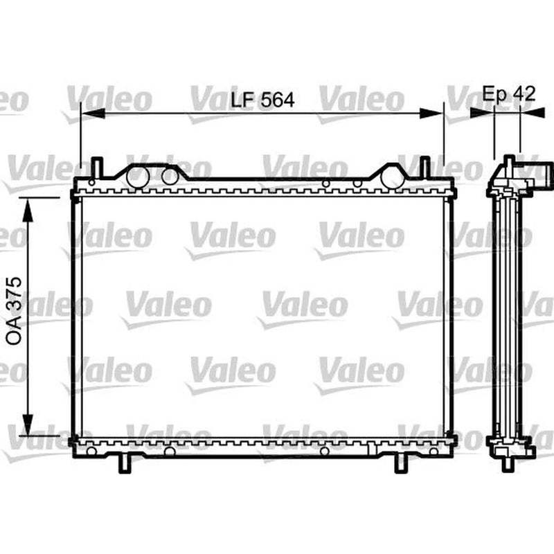 Valeo Engine Radiator 734220