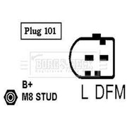 Borg & Beck Car Alternator 12V fits Skoda Fabia I 1999-2008 1.4