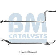 BM Catalysts Exhaust Pipe OD fits Ford Fiesta VI 2008-2017 1.25 1.4