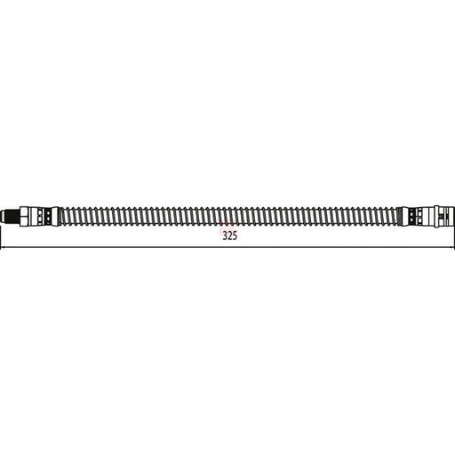 Apec Brake Hydraulic Hose Line Rear HOS4036