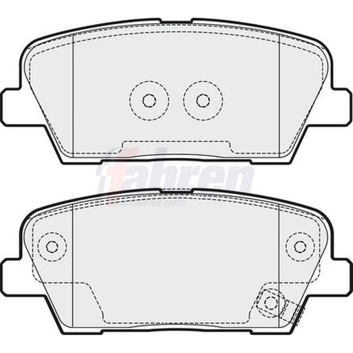 Fahren Rear Brake Pad Set FBP3347