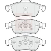 Apec Black Front Brake Pad Set fits Dacia Bigster 2024-2025 1.2