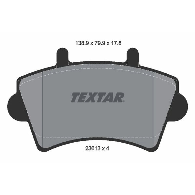 Textar Front Brake Pad Set 2361301