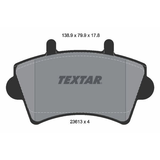 Textar Front Brake Pad Set 2361301