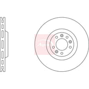 Apec Front Brake Vented Discs & Pads fits Peugeot 607 2000-2006 2.0 2.2