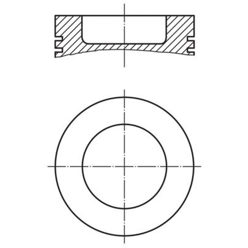 Mahle Piston Cylinder Bore = 128mm fits Man Lion´S City 2009 on