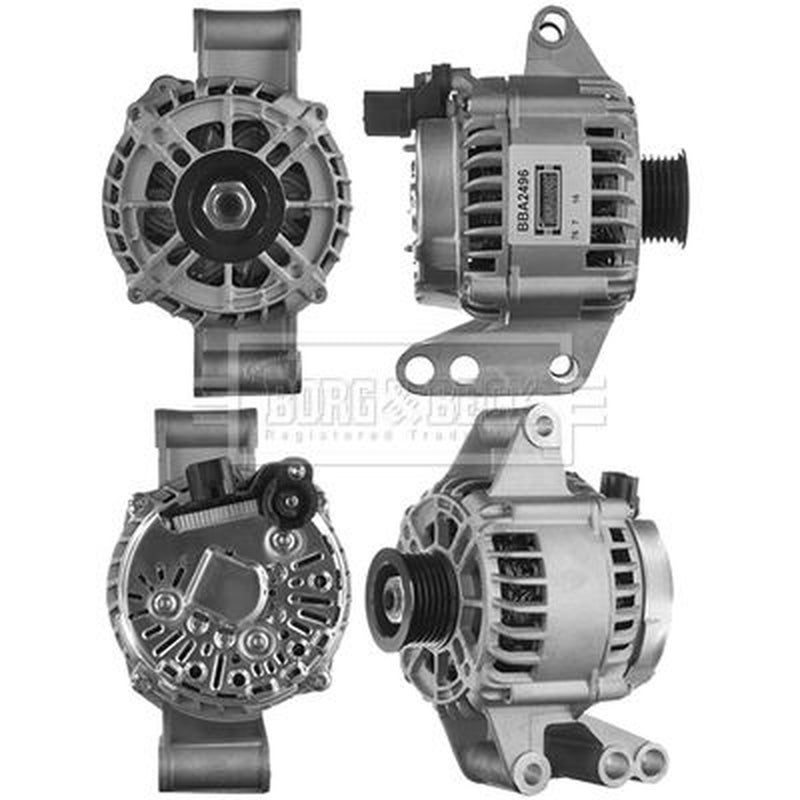 Borg & Beck Car Alternator 12V fits Ford Fiesta V 2001-2008 1.3