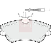 Apec Front Brake Vented Discs & Pads fits Renault Espace 1996-2002 2.0