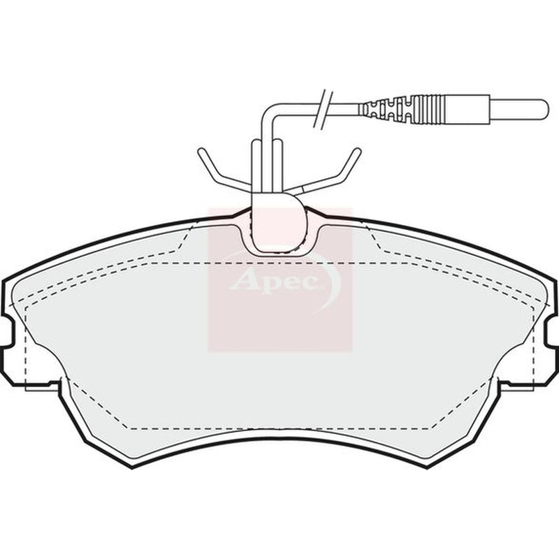Apec Front & Rear Pads fits Renault Espace 1998-2002 2.0