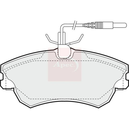 Apec Front Brake Vented Discs & Pads fits Renault Espace 1996-2002 2.0