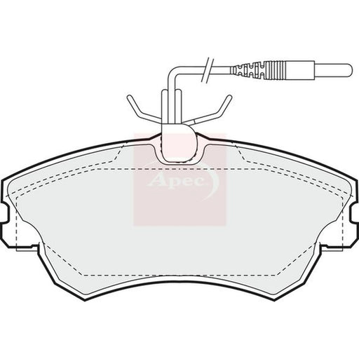 Apec Front Brake Pad Set PAD975