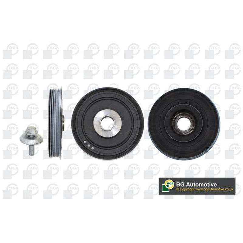 BGA Belt Pulley Set, Crankshaft 153mm fits Citroën C1 2005-2014 1.4