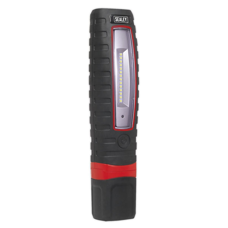 Sealey Rechargeable 360 Inspection Light 14 SMD LED & 3W SMD LED Black Lithium-i Sealey - Dynamic Drive