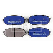 Borg & Beck Front Brake Vented Discs & Pads fits Isuzu Impulse 1990-1993 1.6