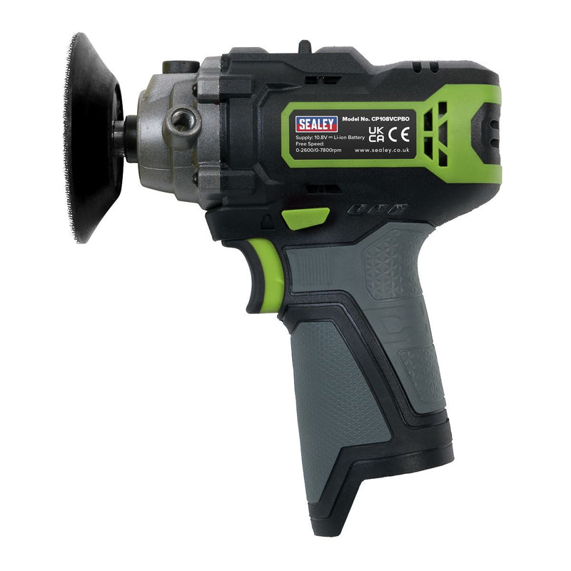 Sealey Cordless Polisher75mm 10.8V 2Ah SV10.8 Series CP108VCP Sealey - Dynamic Drive