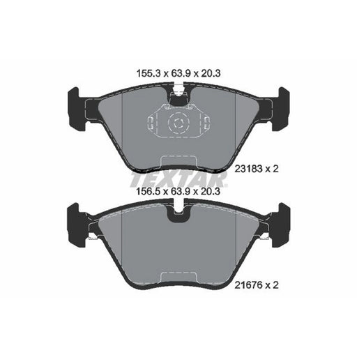 Textar Front Brake Pad Set 2318302