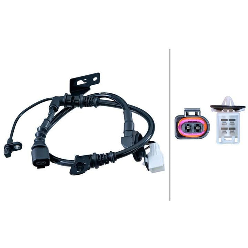 Hella ABS Wheel Speed Sensor Rear Left 6PU 358 268-171