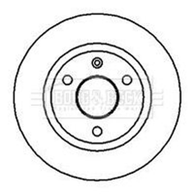 Borg & Beck Front & Rear Brake Discs & Pads fits Peugeot 106 II 1996-2004 1.6
