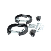 Bosch Brake Shoe Set Axle Kit fits Nissan Micra II 1992-2000 1.0 1.3