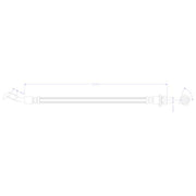 Juratek Brake Hydraulic Hose Line Rear Left fits Hyundai IX35 2009-2015