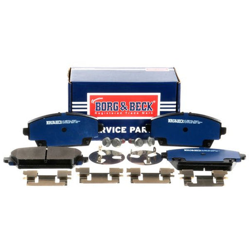 Borg & Beck Front & Rear Brake Discs & Pads fits Nissan Primera 2002-2008