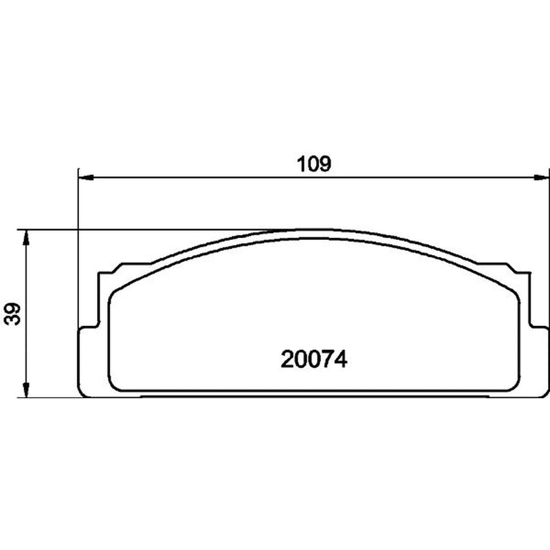 DON Rear Brake Pad Set fits Autobianchi A 111 1969-1972 1.4