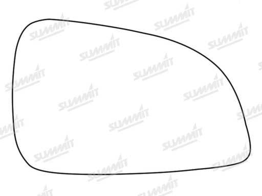 Summit Heated Backing Plate with Standard Glass fits Vauxhall Astra 09-11 RHS Summit - Bars 4 Cars